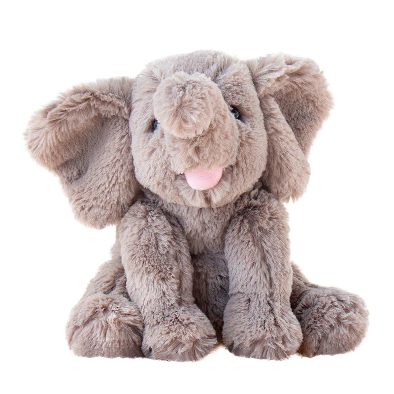 Hopearl Adorable Plush Calf Elephant Toy Floppy Elephish Ultra Soft Stuffed Animal for Boys Girls Kids Toddlers  Gray  9 ' ' - Image 1